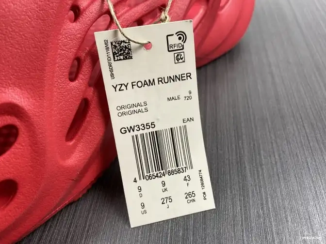 CW3355 Red Foam Adidas Yeezy 0420